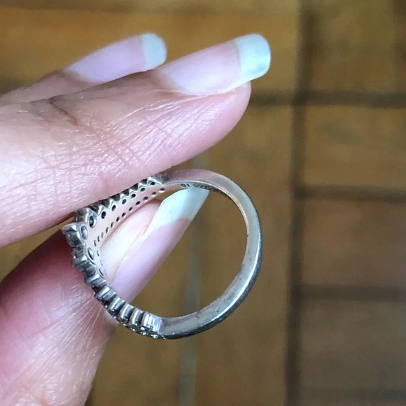Pandora sterling silver ring size 48 4.5 - Picture 7 of 13